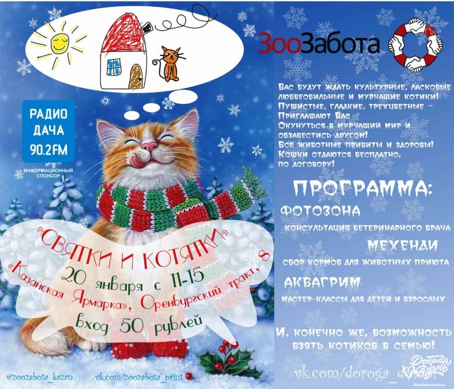 Благотворительная акция-выставка кошек "Дорога домой"