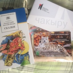Подарки за победу в муниципальном этапе конкурса по реализации проекта "Культурный дневник школьника"