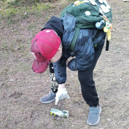 Убрал мусор в парке химиков