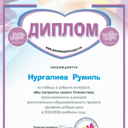 Итоги доброго конкурса "Мы патриоты своего Отечества"