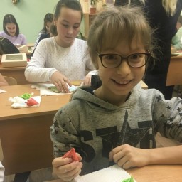 Спасибо учительнице в художке за мастер-класс