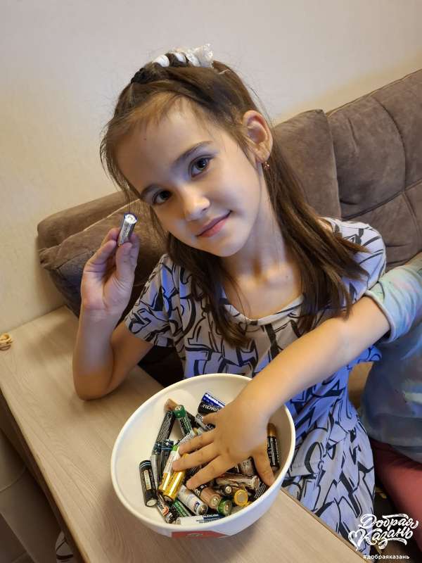 Приготовили батарейки на переработку