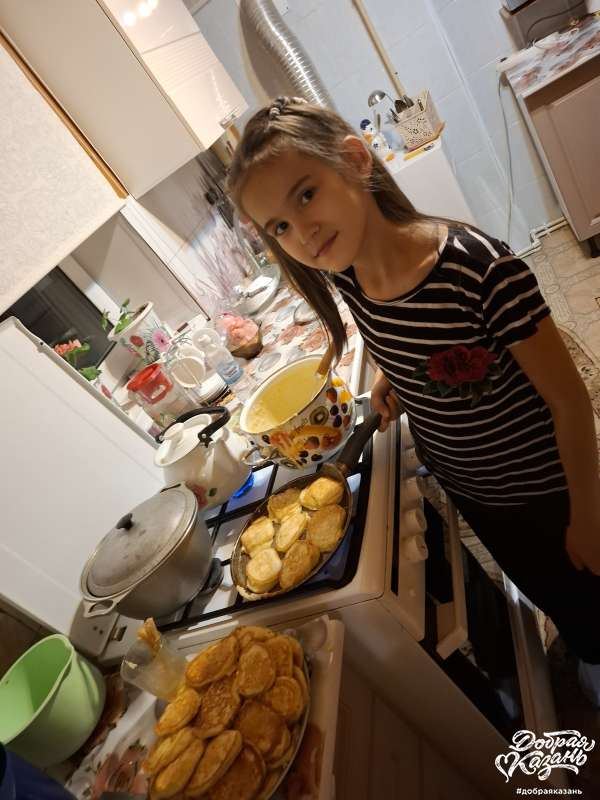 Решила пожарить блины