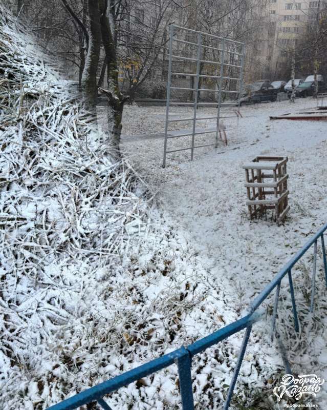 Наблюдение за природой. Первый снег!