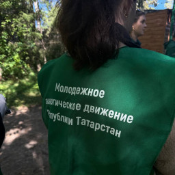 Были на субботнике с мамой