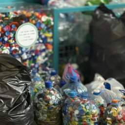 Собирали крышки всем лицеем