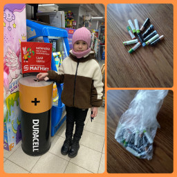 Сбор и сдача использованных батареек