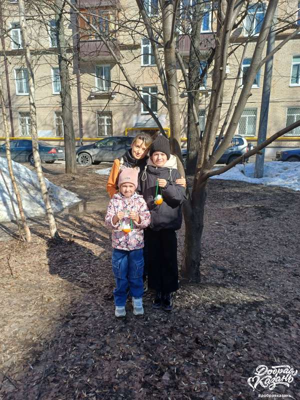 Кормушка из апельсина