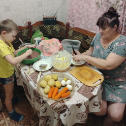 Выходные в деревне.