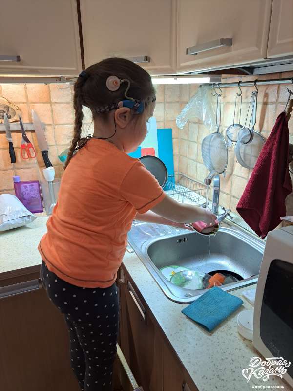 Люблю мыть посуду