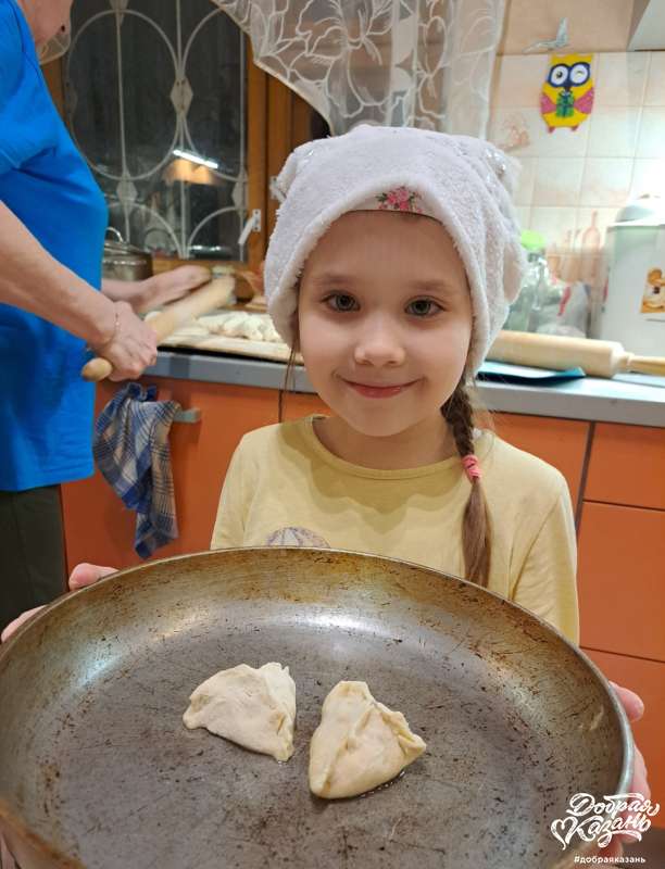 Вчера мы пекли треугольники