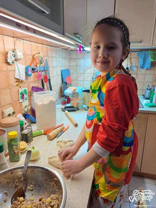 С мамой делала өчпочмаки