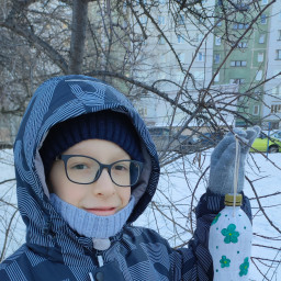 Сделали  кормушку из пластиковой бутылки