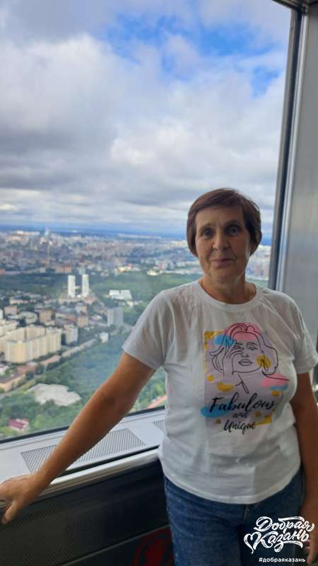 С бабушкой на останкинской башне