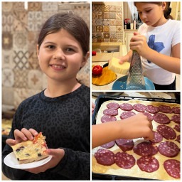 Приготовили пиццу