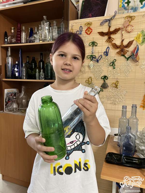 Сдала стеклянные бутылки в переработку Сдала стеклянные бутылки в переработку