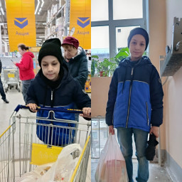 Помогал родителям