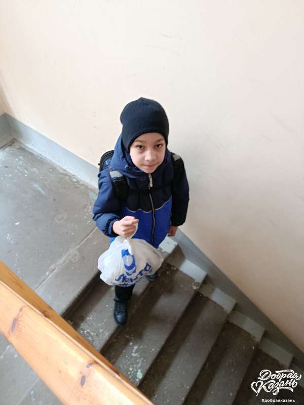 Помогал родителям