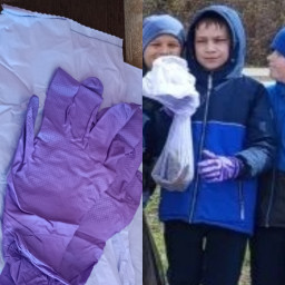 субботник на пришкольной территории