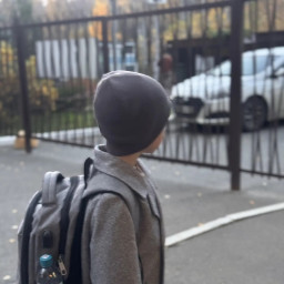Помогаю с воротами во дворе